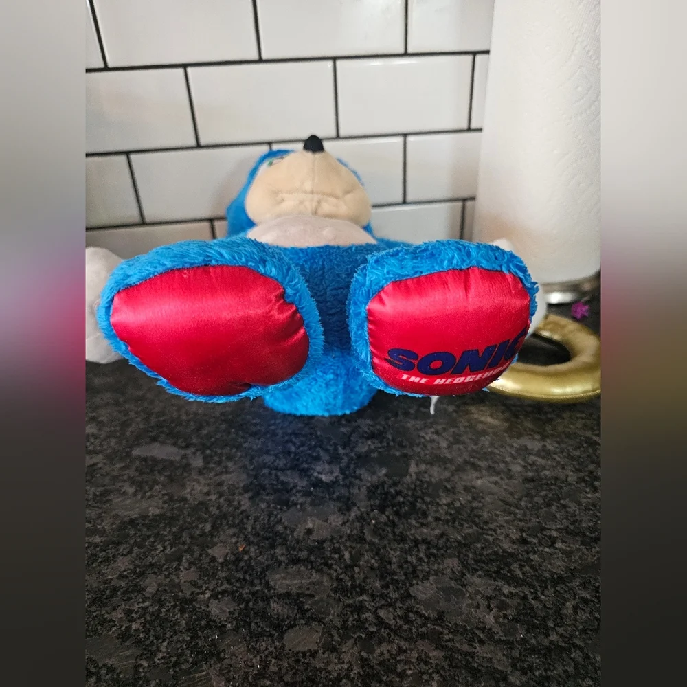 Build-A-Bear Sonic The Hedgehog‎ Movie 2019 Plush Gold Ring Broken Sound BAB